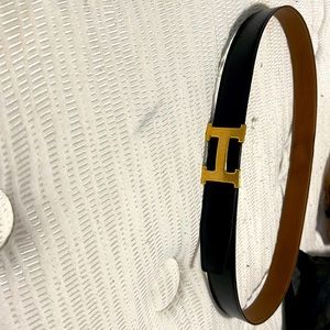 Hermes belt. Brown and black reversible. Great condition.